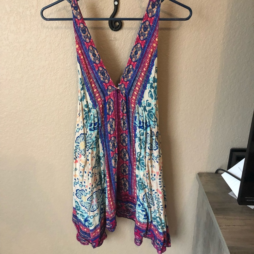 Colorful summer dress! Size small. Worn once!